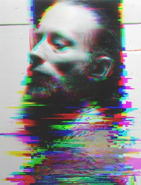 Nam June Paik, New Retro Wave, Thom Yorke, Montage Photo, Glitch Art, Foto Art, Graphic Design Inspiration, Art Direction, Poster Design