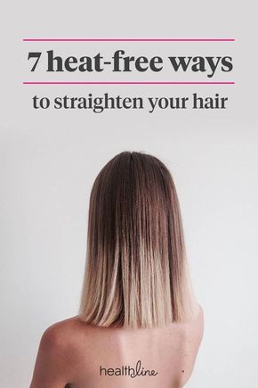 Tips For Straight Hair, Straight Hair Tips, Straightening Natural Hair, Straighten Hair, Natural Straight Hair, Hair Without Heat, Curls No Heat, No Heat Hairstyles, Loose Waves Hair