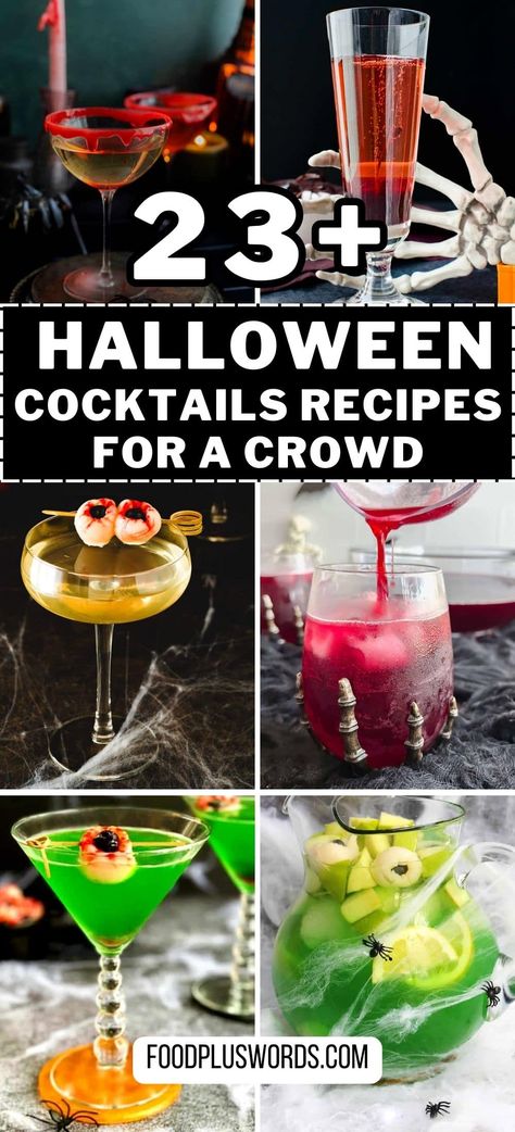 Stir up a spellbinding atmosphere at your Halloween soirée with a medley of hauntingly delicious martini recipes. These bewitching concoctions are designed to impress and enchant your guests, making your cocktail night a memorable and flavorful affair. Unveil the magic of Halloween with every sip. Easy Halloween Cocktails, Halloween Themed Drinks, Holiday Cocktails, Haloween Drinks, Halloween Recipes Drinks, Halloween Whiskey, Healthy Halloween, Halloween Dinner, Halloween Wedding Drinks Simple Halloween Cocktails, Halloween Cocktails For A Crowd, Halloween Cocktails Punch, Easy Halloween Drinks, Party Recipes For A Crowd, Halloween Whiskey, Halloween Beverages, Halloween Martini, Easy Halloween Cocktails