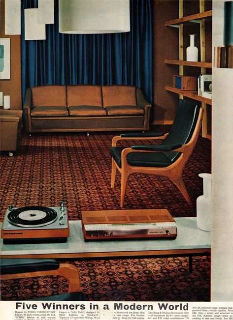 Retro Futuristic Decor, 1990s Interior Design, Vintage Futuristic, Futuristic Decor, Record Room, Atomic Ranch, Mid Century Interior, Retro Interior Design, Interior Wallpaper