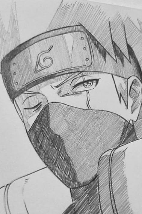 Kakashi Drawing, Naruto Drawings Easy, Anime Drawing Sketches, Naruto Sketch Drawing, Naruto Sketch, Best Anime Drawings, Anime Boy Sketch, Anime Drawing Books, Naruto Drawings