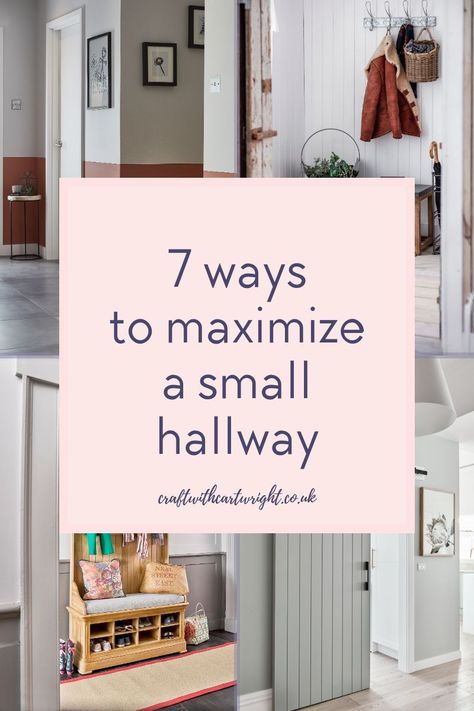 Small Hallway Ideas Entrance Halls, Tiny Hallway Ideas, Hallway Coat Storage, Small Entrance Hall Ideas, Small Hallway Decorating, Small Entrance Halls, Hallway Shoe Storage, Hallway Colours, Narrow Hallway Ideas