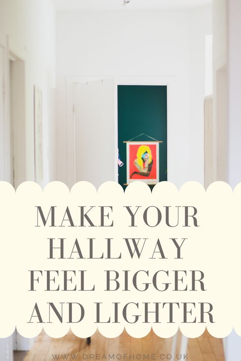 Trendy Hallway Ideas, How To Make A Hallway Look Longer, How To Style A Narrow Hallway, Navy Entrance Hall, Painting Ideas For Hallway Walls, Decorating Dark Hallway, Small Dark Hallway Ideas Brighten, Ideas For Dark Hallways, Low Light Hallway Ideas