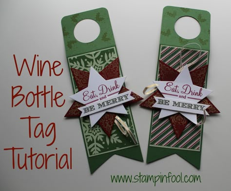 Wine Hostess Gift, Diy Hostess Gifts, Wine Bottle Gift Tags, Wine Gift Tags, Bottle Gift Tags, Wine Bottle Topper, Wine Bottle Tags, Christmas Wine Bottles, Wine Craft