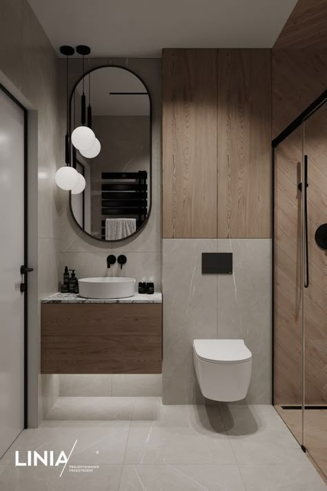 Very Small Bathroom Design, Bathroom Wall Board, Wall Cabinets Bathroom, Black Bathroom Wall, Bathroom Inspo Interior Design, Wc Ideas, Bathroom Design Styles, Small Bathroom Interior, Cabinets Bathroom