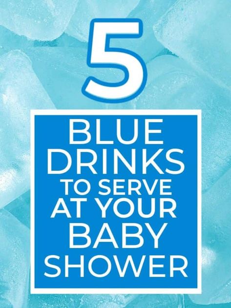 Blue Bridal Shower Punch, Blue Gender Reveal Drink, Non Alcoholic Blue Punch, Blue Drink For Gender Reveal, Blue Bridal Shower Drinks, Blueberry Punch Recipes, Baby Boy Shower Punch Recipe, Blue Raspberry Punch, Blue Drink For Baby Shower Boys