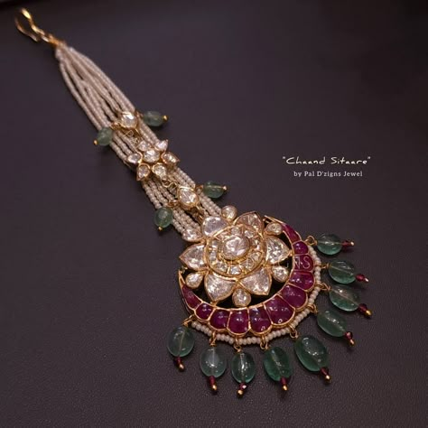 Jewellery Stones, Papidi Billa, Beaded Wedding Jewelry, Mang Tikka, Maang Tika, Bridal Jewellery Inspiration, Indian Wedding Jewelry Sets, Antique Jewellery Designs, Antique Bridal Jewelry