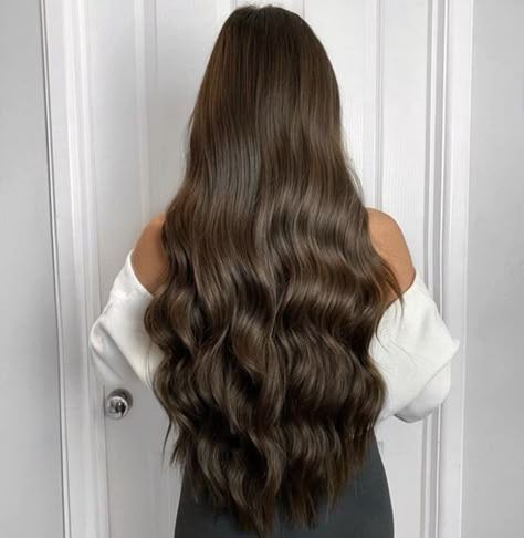 Beautiful Long Hair, Hair Inspo Color, Brunette Hair, Big Hair, Aesthetic Hair, Gorgeous Hair, Dark Hair, Hair Highlights, Pretty Hairstyles