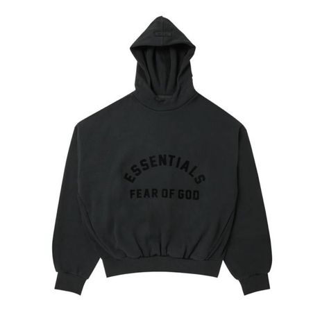 New W/Tags Medium Essential Fear Of God, Fear Of God Hoodie, God Shirts, Military Field Jacket, Essentials Fear Of God, Essentials Hoodie, Jet Black Color, Buy Hoodies, Fear Of God Essentials