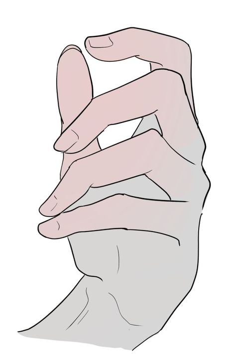 Hand Holding Reference Drawing, Anatomy Reference Female, Fingers Aesthetic, Hand Pose Reference, Hand Holding Something, Holding Hands Drawing, How To Draw Fingers, Hand Anatomy, References For Artists