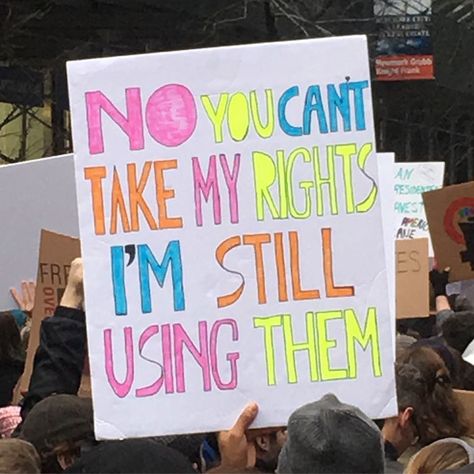 10+ Of The Best Signs From Women's Marches Around The World Womens March Posters, Protest Ideas, Womens March Signs, March Signs, Protest Poster, Women March, March On Washington, Protest Posters, Protest Signs