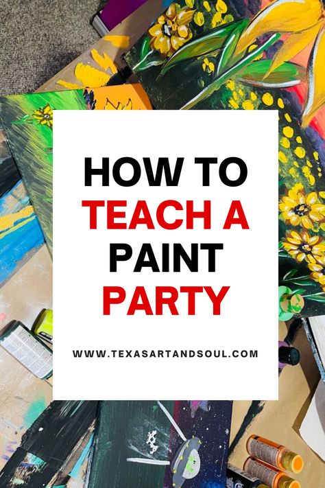 Best Paint To Use On Canvas, Autumn Paint Party Ideas, Acrylic Paint Party Ideas, Host A Paint And Sip Party, Paint Parties Ladies, Painting With A Twist Ideas Parties, Valentines Paint Party Ideas, Hosting Paint Night Parties, Pictures Of People Painting