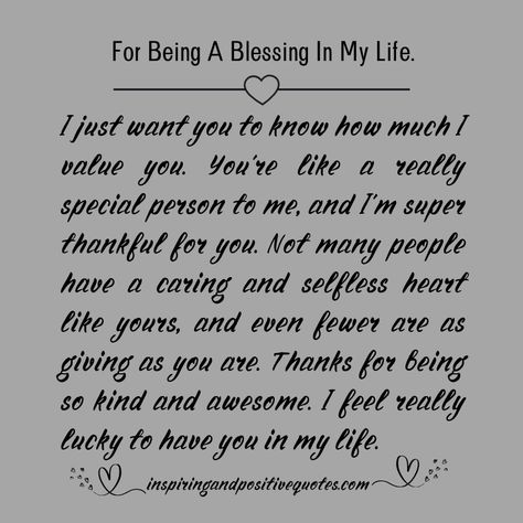 Gratitude for a Special Person in My Life. My Favorite Person Quotes Friendship, Thank You For Protecting Me Quotes, You Are Such An Amazing Person Quotes, A Special Person Quote, Thankful For People In My Life Quotes, Your My Favorite Person Quotes, Thankful For Him Quotes Love, You Are A Good Person Quotes, You Are Important Quotes