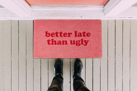 Fun Door Mats, Entry Mat, Pink Amazon, Entry Mats, Funny Doormats, Coconut Fiber, Outdoor Mat, Traditional Techniques, Home Kitchen