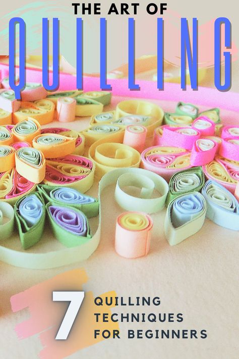 Paper Curling Quilling, Paper Twirling Art, Quill Art For Beginners, Beginning Paper Quilling Projects, Paper Quilling Art Lesson, Paper Quilling Crafts, Free Quilling Patterns Sculptures & Statues, Easy Quilling Cards, Quill Paper Art