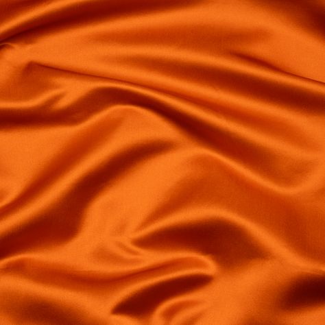 Premium Burnt Orange Silk Duchesse Satin - Satin - Silk - Fashion Fabrics Burnt Orange Color Aesthetic, Burnt Orange Shades, Saffron Color Aesthetic, Jewel Tone Orange, Orange Fabric Pattern, Orange Color Aesthetic, Burnt Orange Prom Dress, Burnt Orange Aesthetic, Fabrics Orange