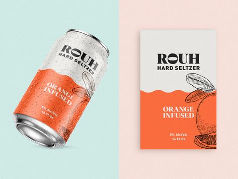 Creative Wine Label, Whiskey Packaging, Craft Beer Packaging, Juice Branding, Drinks Packaging Design, Juice Packaging, Wine Label Design, Online Logo Design, Hard Seltzer