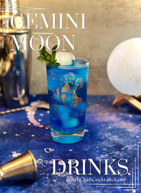 Sip your way to the stars with these celestially-inspired Gemini moon drinks. Discover recipe suggestions from both my mixology books and my top pick blog drinks that'll ignite your senses under the Gemini moon🌙 🌟Unwind while reflecting on your thought patterns and communication styles, or excite your mind with new, creative and enticing ideas with a Gemini drink The Moon is calling. Grab your fav cocktail glass, head to the blog to explore some charming Gemini-inspired drink recipes. Gemini Cocktail, Moon Cocktail, Create Your Own Journal, 40 Birthday Party, Mindful Journaling, Moon In Gemini, Gemini Moon, Cocktail Names, Glass Head