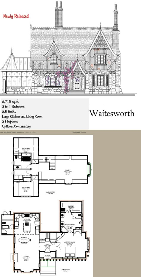 Cottagecore House Blueprints, Witchy Floor Plans, Fairytale Floor Plans, Medieval House Layout, Southern Gothic House Plan, Cottage Core House Plans, Unique Home Plans Layout, Fairy Cottage Floor Plans, Whimsical House Floor Plans