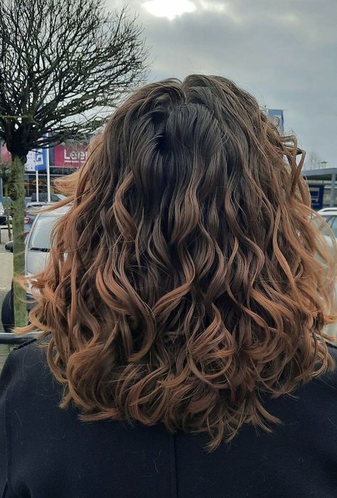 Natural Curly Hair Cuts, Highlights Curly Hair, Curly Hair Photos, Wavy Haircuts, Haircuts For Wavy Hair, Haircuts For Curly Hair, Curly Hair Inspiration, Short Wavy Hair, Curly Hair Care