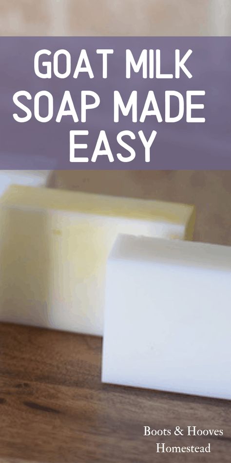 How to easily make goat milk soap at home. This step by step tutorial for melt and pour soap base with essential oils is simple to make at home. Diy Goat Milk Soap, Goat Milk Soap Recipe, Goat Milk Products, Homemade Goat Milk Soap, Milk Soap Recipe, Goat Milk Recipes, Goat Soap, Goats Milk Soap Base, Savon Diy