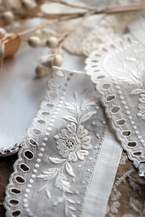 Jan's Page of Awesomeness! >. Amazing Lace, Embroidery Scissors, Types Of Embroidery, Linens And Lace, 자수 디자인, Lace Ribbon, Antique Lace, Vintage Crafts, Lace Making