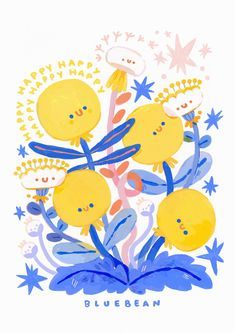 BlueBean Happy Dandelion Illustration ArtBlueBean Happy Dandelion Illustration Art Follow the link above #patterndesigninspiration #patterndesigninspirationsimple #patterndesigninspirationillustrators #patterndesigninspirationabstract #patterndesigninspirationfashion Playful Illustration Design, Textured Illustration Style, Well Being Illustration, Water Illustration Design, Spring Illustration Design, Watering Illustration, Peaceful Illustration, Cute Illustration Art, Dandelion Illustration