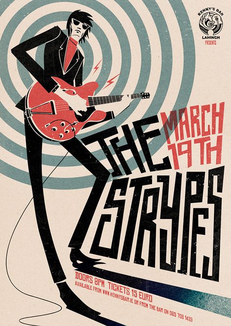 The Strypes on Behance Band Poster Illustration, Graphic Poster Art Music, Collage Style Poster, Graphic Design Illustration Art Poster, Rock Graphic Design, Rock Festival Poster, Musician Poster, Rock Poster Design, Musical Posters