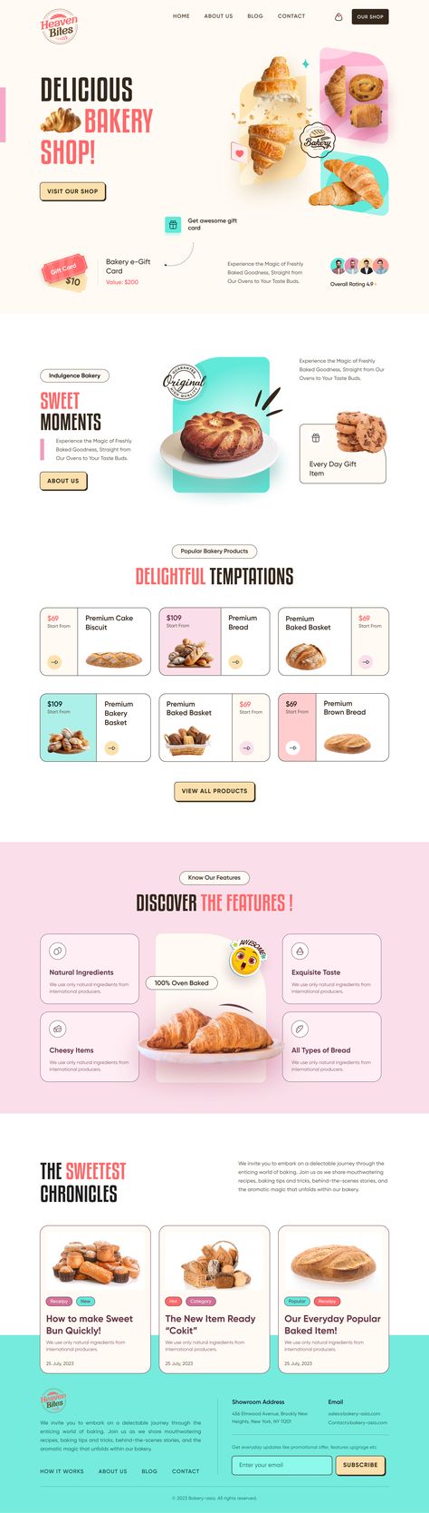 Hello Pixelean people, This is our new Bakery Website Website design. Let's explore our new design and remember to give feedback about this. . . . 💬Contact us . . . Email: shahinmia059@gmail.com . . . What's App: +8801971635132 . . . Skype: @shahin059 . . . #Bakery #food #modern #pixelean #products #ecommerce #uiux #Website #UIUXDesign #UserExperience #UserInterface #DesignServices #CreativeDesign #UXStrategy #DesignThinking #UXResearc #design #page Sweet Website Design, Bread Website Design, Candy Shop Website Design, Website Design Food Product, Cookies Website Design, Dessert Website Design, Candy Website Design, Cookie Website Design, Bakery Website Design Inspiration