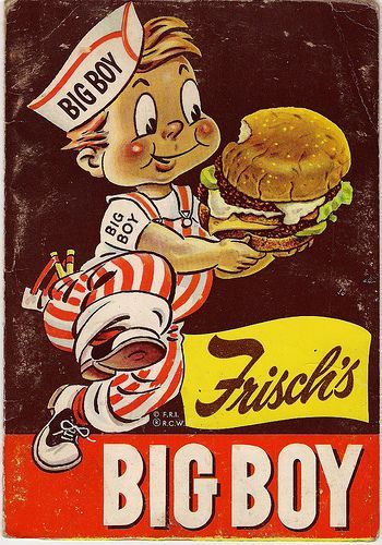 Food Vintage Poster, Big Boy Restaurants, Old Posters, Vintage Menu, Vintage Restaurant, Old Advertisements, Retro Advertising, Retro Ads, Old Signs