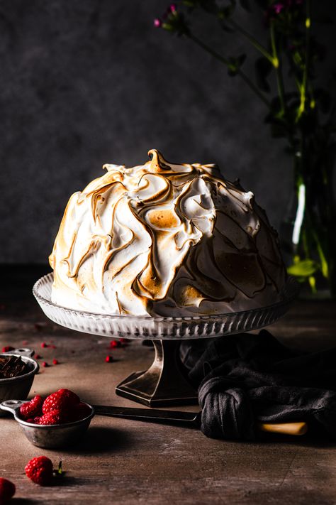 Baked Alaska Recipe, Swiss Roll Cakes, Lime Ice Cream, Lemon Macarons, Lemon Buttercream Frosting, Perfect Brownies, Cream Fresh, Baked Alaska, Lemon Buttercream