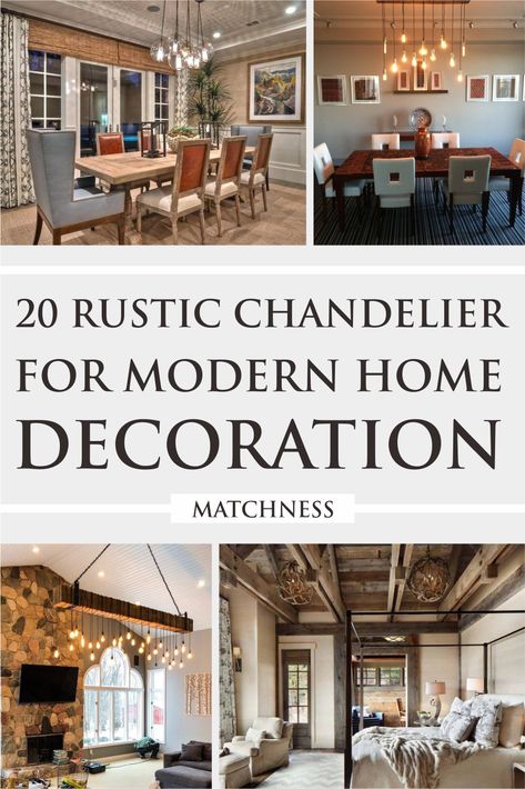 Choosing the right lighting section creates a big difference in the atmosphere of the room. Bring classic style to your living room by placing a stunning rustic chandelier with round wooden models. This chandelier made from wood will be very suitable combined with your room which has modern furniture elements. #rusticchandelier #homedecor #modernhomedecor Modern Rustic Chandelier Living Room, Chandeliers For Living Room Rustic, Modern Rustic Lighting Dining Room, Modern Rustic Chandelier Dining Room, Modern Rustic Light Fixtures, Rustic Dining Room Light Fixtures, Vintage Bulb Chandelier, Modern Rustic Lighting, Rustic Chandelier Dining Room