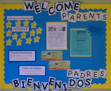 Science Bulletin Board Ideas | to create the most informative and creative parent bulletin board ... Parent Engagement Bulletin Board Ideas, Parent Center Bulletin Boards, Family Engagement Bulletin Board, Parent Liaison Office Ideas, Parent Liaison Office, Parent Center Ideas Schools, Front Office Bulletin Board Ideas, Parent Bulletin Board Ideas, Parent Info Bulletin Board