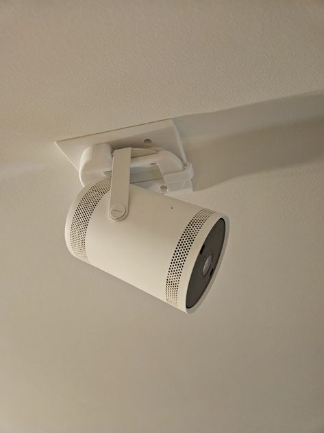 Samsung The Freestyle Wall / Ceiling mount by Magrin - MakerWorld Samsung Freestyle Projector, Ceiling Mounted Projector, Samsung Freestyle, Projector Setup, Projector Wall Mount, Projector Ceiling Mount, Ceiling Projector, Projector Mount, Smart Projector