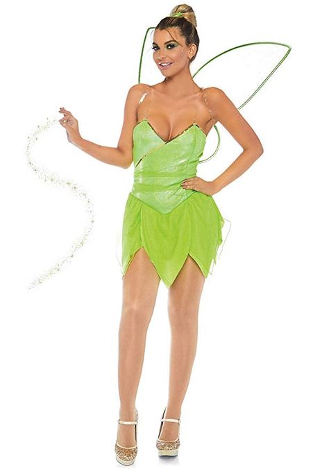 Ready to Make Some Magic? These 100+ Disney Halloween Costumes For Adults Do All That and More Pixie Costume, Fairy Wings Costume, Tinker Bell Costume, Disney Halloween Costumes, Wings Costume, Princess Costume, Cute Halloween Costumes, Disney Costumes, Fairy Costume