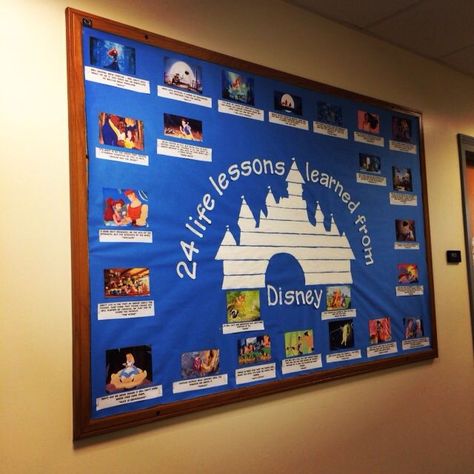 Disney Bulletin Boards, Counseling Bulletin Boards, Mickey Mouse Classroom, Disney Themed Classroom, Ra Themes, Ra Bulletins, Ra Boards, Ra Bulletin Boards, Disney Classroom