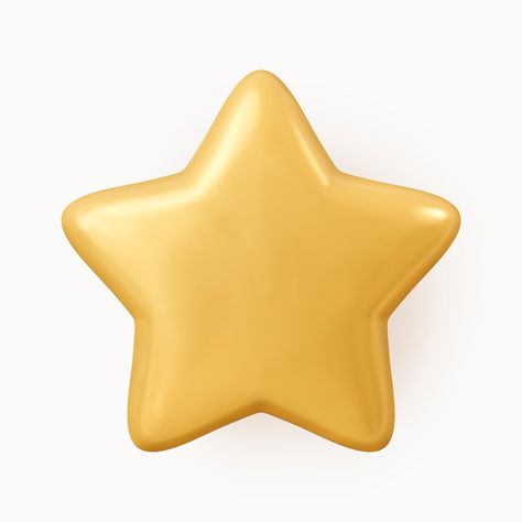 Star 3d Icon, Star Illustration Art, Star Sticker Png, Cute Star Icon, Star Objects, Sticker For Phone, Ramadan Illustration, Stars Shape, Png Star