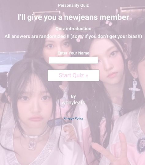 Answers are randomized in this quiz #kpop #newjeans #aesthetic #coquette #bunny Kpop Look Alike, Kpop Quizzes, Nct Concert Outfit Ideas, Tokki Newjeans, Newjeans Member, Kpop Bf Material, Coquette Bunny, Kpop Quiz, Newjeans Aesthetic