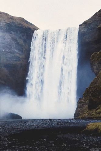 Waterfalls River GIF - Waterfalls Water River - Discover & Share GIFs Beau Gif, Water Fall, Scenery Pictures, Water Falls, Take Better Photos, Beautiful Gif, Nature Gif, Beautiful Waterfalls, Animated Images