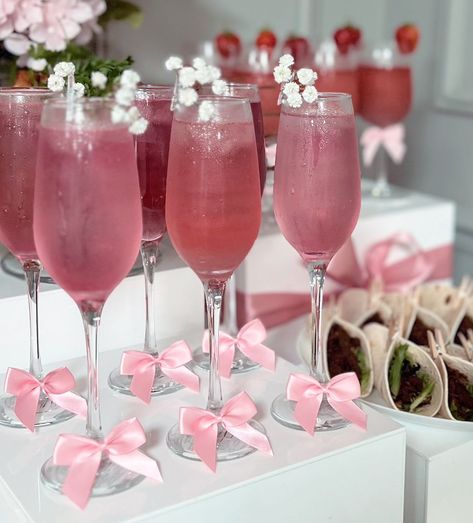 Food by Rukaiya | Pretty in pink- Bridal Shower 🎀 Obsessed with the bows!!! #foodspread #foodie #foodlover #tabledecor #bow #bowtheme #bridal... | Instagram Pink Bridal Brunch Decor, Hot Pink And White Bridal Shower Ideas, Pink Brunch Theme, Pink Party Activities, Bridal Shower Light Pink, Pretty In Pink Bachelorette Party Decor, Bridal Shower Afternoon Tea, Pink Bow Wedding, Pajama Bridal Shower Ideas