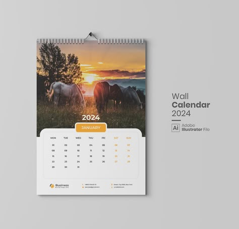 2024 Wall Calendar Design Template on Behance Calender Ideas Creative, Creative Wall Calendar Design, Wall Calendar Design Ideas Creative, Calander 2024 Ideas, Calendar Template 2024, Calendar Design 2024, 2024 Calendar Design, Wall Calendar Design Ideas, Calander Design Ideas