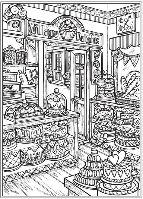 Dover Publications Coloring Pages, Coloring Pages Funny, Dover Coloring Pages, Dover Publications Coloring, Creative Haven Coloring Books, Colouring Ideas, Barbie Coloring Pages, Adult Coloring Designs, Dover Publications