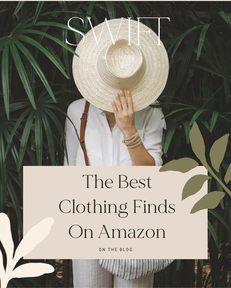 Woman standing in jungle with straw hat over her face. Best Buys On Amazon, Amazon 2023 Must Haves, Amazon Must Haves Clothes 2023, Clothing Finds On Amazon, Amazon Must Haves 2024, Amazon Basics Clothing, Best Amazon Clothes, Amazon Finds Clothes, Amazon Must Haves Clothes