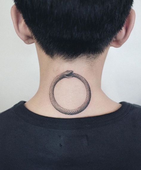 220+ Exciting Ouroboros Tattoo Designs For Men and Women (2023) - TattoosBoyGirl Snake Tattoo Wrapped Around Arm, Tattoo Wrapped Around Arm, Snake Wrapped Around Arm Tattoo, Wrapped Around Arm Tattoo, Ouroboros Tattoo, Around Arm Tattoo, Alchemic Symbols, Tattoo Instagram, Tattoo Designs For Men