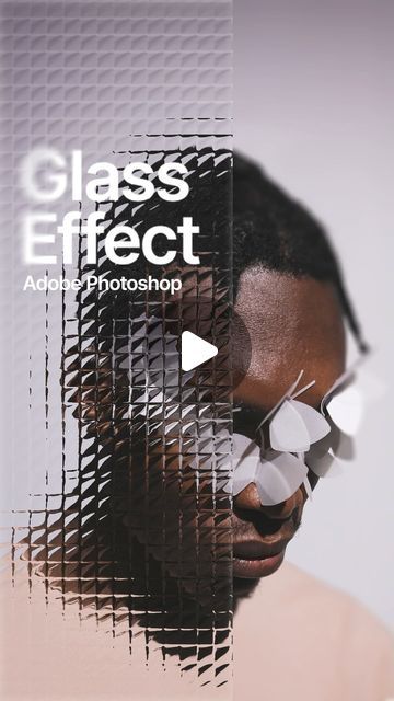 EasyEdit - Design Resources & Tutorials on Instagram: "How to create this nice glass effect in Photoshop?🪄  📎Select area and add black and white gradient with opacity, set gradient angle 180. 📎Duplicate and rotate your gradient shapes. 📎Select all layers, convert them to a smart object and add Gaussian blur with radius 1. 📎Save the texture on your computer. 📎Open photo you want edit, select the area, copy and paste. 📎Convert to a Smart Object. 📎Go to the filter gallery, set Glass Distortion. 📎Add your saved texture, and do some experiments for a different result. 📎To add blur to your text convert it to a smart object, go to the blur gallery and choose Iris blur.  Follow @easyeditpro for more guides!  #glasseffect #photoshoptutorial" Glass Distortion, Glass Photoshop, Black And White Gradient, Illustration Tips, Gradient Shapes, Photoshop Tuts, Gaussian Blur, Instagram Branding Design, Photoshop Poster