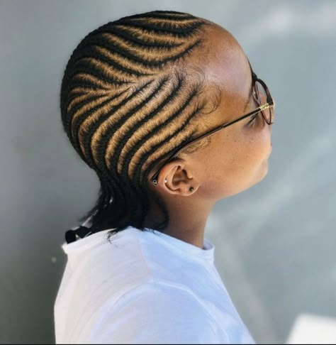 Wig Lines Cornrows Natural Hair, Free Hand Straight Back Hairstyle, Allbackhair Natural Hair, Lines Hairstyles African Natural Hair, Freehand Hairstyles 2024, Natural Hair Lines Styles, Free Hand Hairstyles For Kids, Kids Freehand Hairstyles, Wool Cornrows