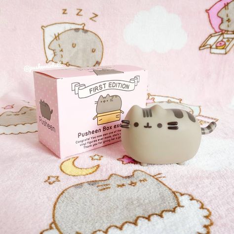 Pusheeniebelle on Instagram: “The First Ever Pusheen Box Vinyl! How cute is she?! 🌸❤️ #pusheeniebelle #pusheen #pusheenbox #pusheensubscriptionbox #firstedition…” Pusheen Blanket, Cece Core, Pusheen Hoodie, Kawaii Stuff To Buy, Pusheen Merchandise, Pusheen Stuff, Cute Pusheen, Pusheen Shop, Pusheen Plush