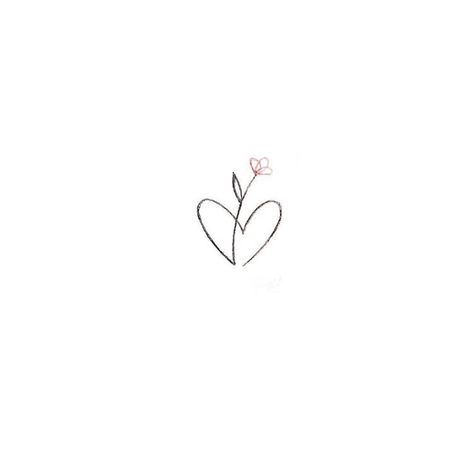 Heart Tattoo Made Of Flowers, Small Heart Tattoo With Flowers, Heart Into Flower Tattoo, Flower In Heart Tattoo, Heart Made Out Of Flowers Tattoo, Heart Lines Tattoo, Flower Tattoo Drawings Simple, Feminine Heart Tattoos, Small Dainty Heart Tattoo