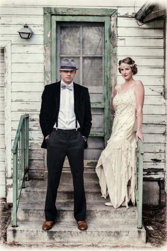 Groom Attire Vintage, 1920s Themed Wedding, Wedding Dresses Vintage 20s, 1920 Wedding, Roaring 20s Wedding, 1920s Wedding Theme, 1920's Wedding, 20s Wedding, Vintage Groom