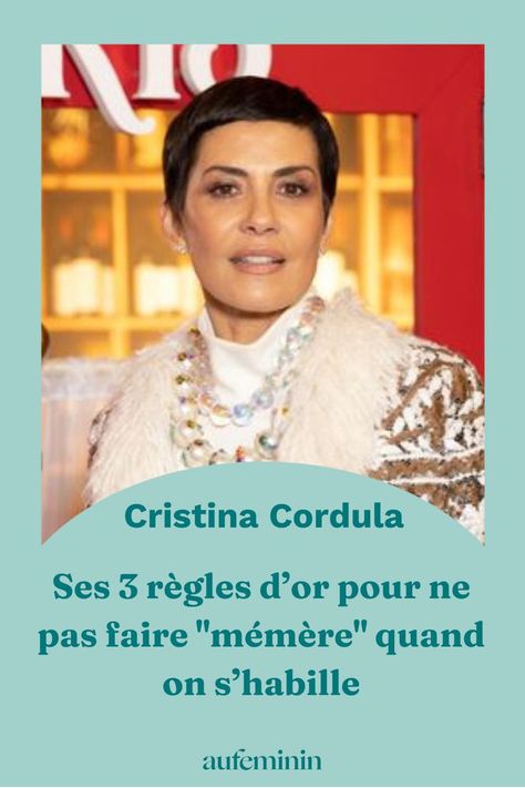 La conseillère en image Cristina Cordula a dévoilé des astuces mode pour un style classique élégant et moderne, sans effet "mémérisant" #mode #critinacordula #astuce Mode Style Anglais, Silhouette Mode, Simple Woman, Style Désinvolte Chic, Sport Chic Style, Style Africain, Stylish Outfits For Women Over 50, Style Royal, 3 R